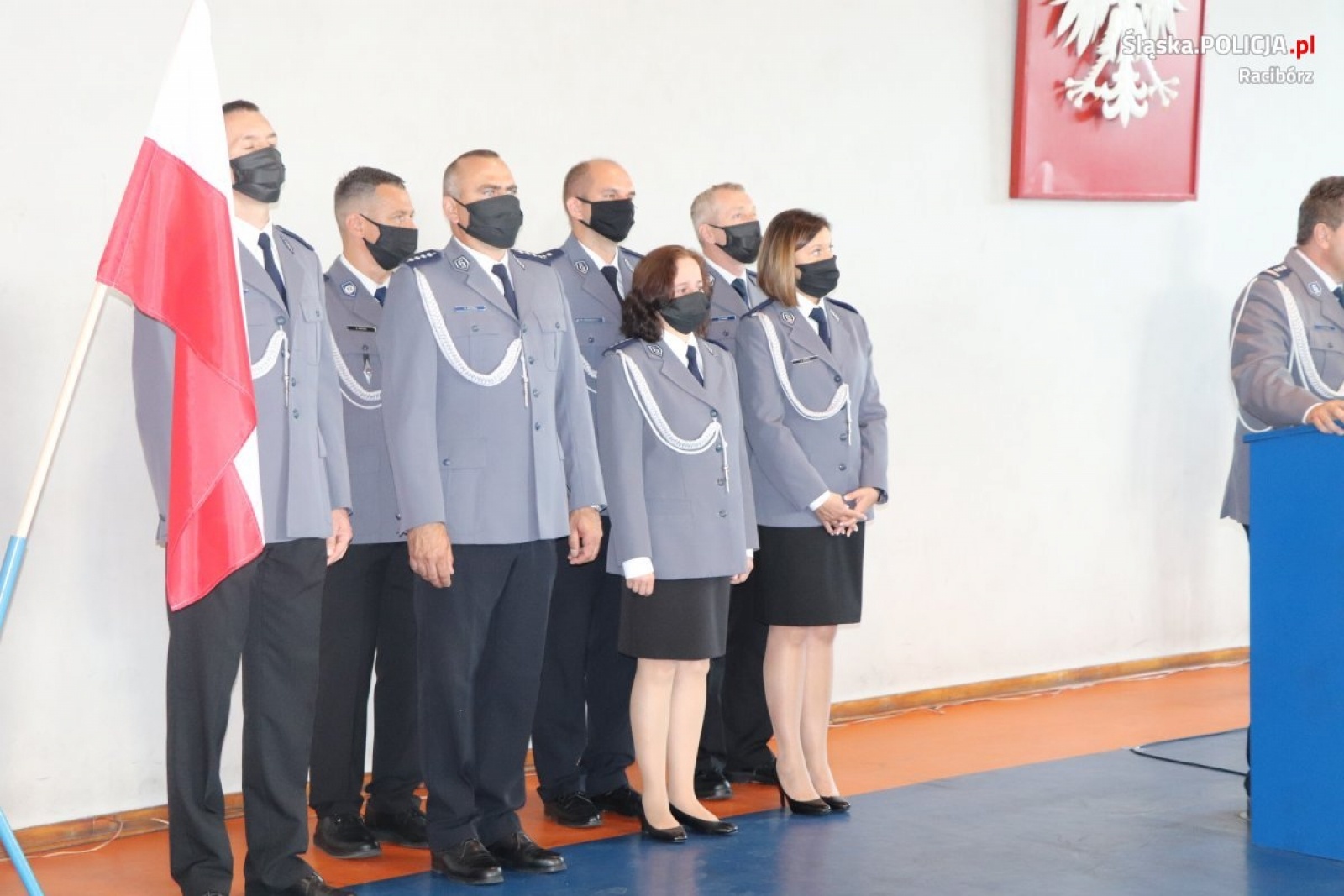 Zdjęcie w galerii na portalu naszraciborz.pl: Święto policji w raciborskiej komendzie wiadomości z regionu