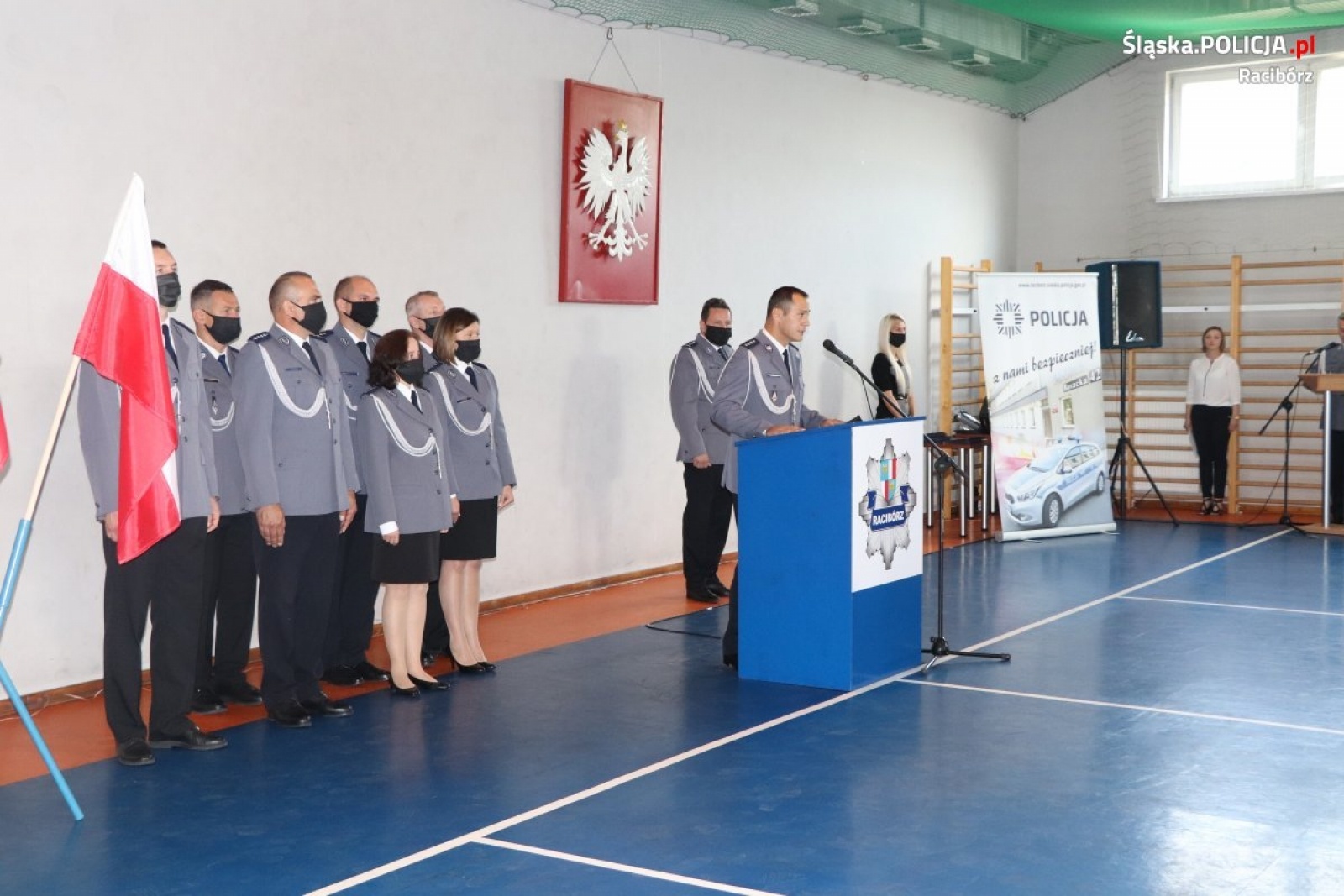 Zdjęcie w galerii na portalu naszraciborz.pl: Święto policji w raciborskiej komendzie wiadomości z regionu