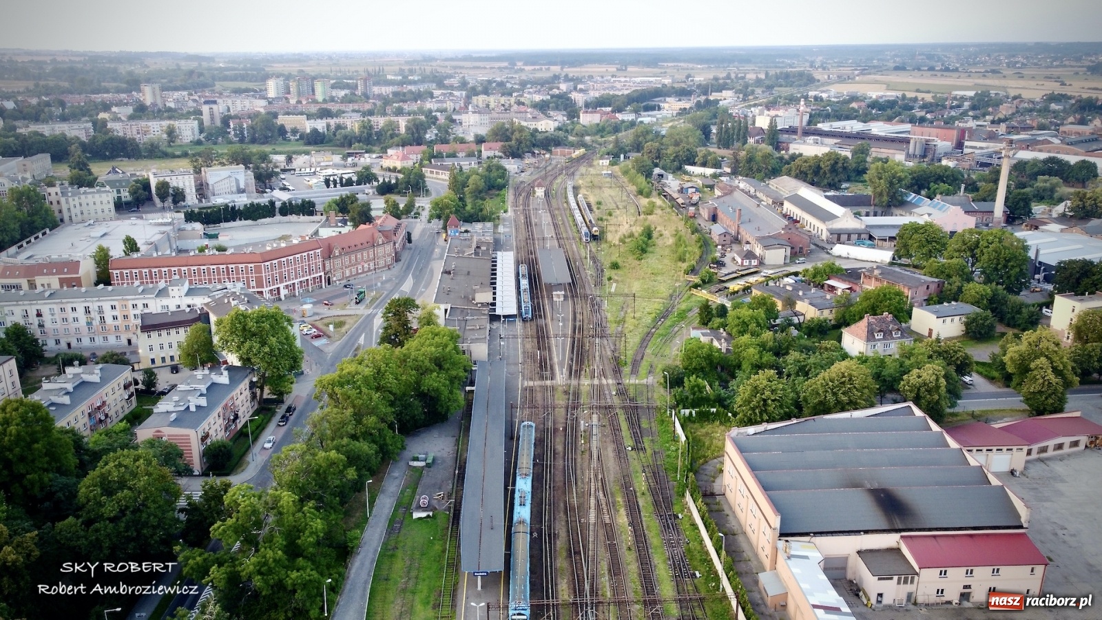 Zdjęcie w galerii na portalu naszraciborz.pl: Z Raciborza do Opawy. Magiczne zdjęcia lotnicze starej linii kolejowej wiadomości z regionu