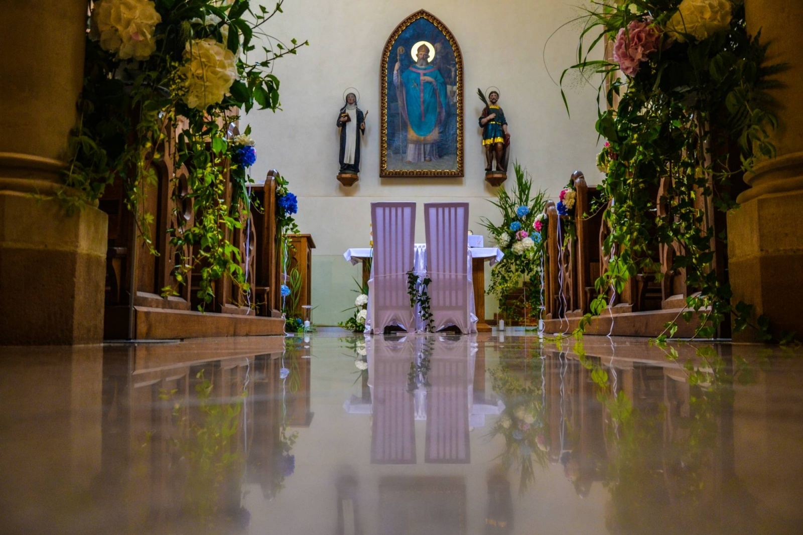 Zdjęcie w galerii na portalu naszraciborz.pl: Jak wam się podoba ślubny wystrój kaplicy zamkowej w Raciborzu? [FOTO] wiadomości z regionu