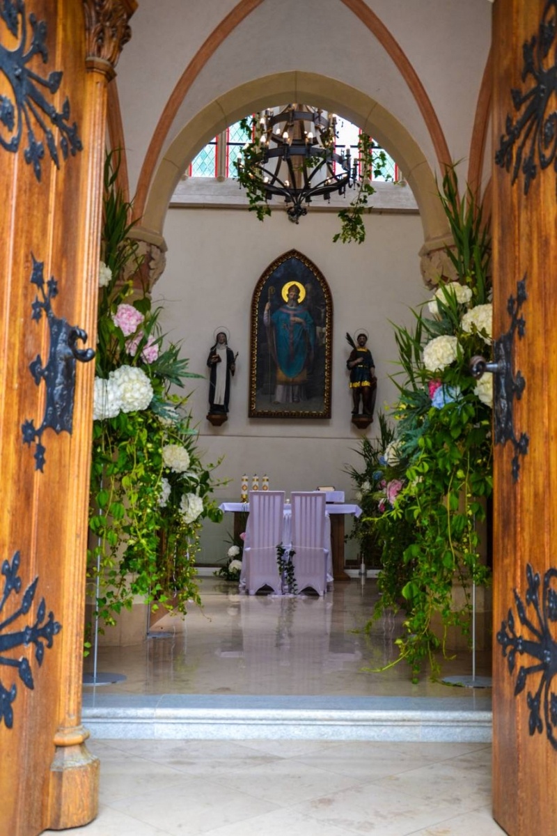 Zdjęcie w galerii na portalu naszraciborz.pl: Jak wam się podoba ślubny wystrój kaplicy zamkowej w Raciborzu? [FOTO] wiadomości z regionu