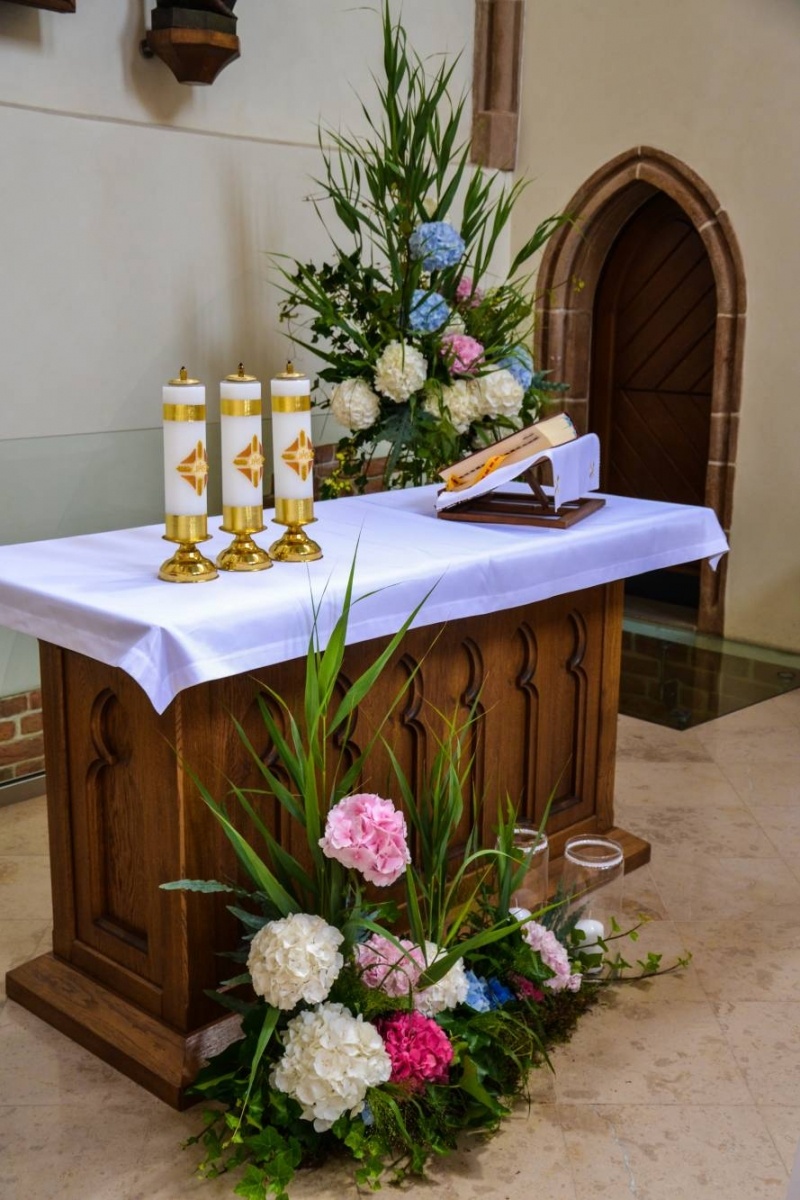 Zdjęcie w galerii na portalu naszraciborz.pl: Jak wam się podoba ślubny wystrój kaplicy zamkowej w Raciborzu? [FOTO] wiadomości z regionu