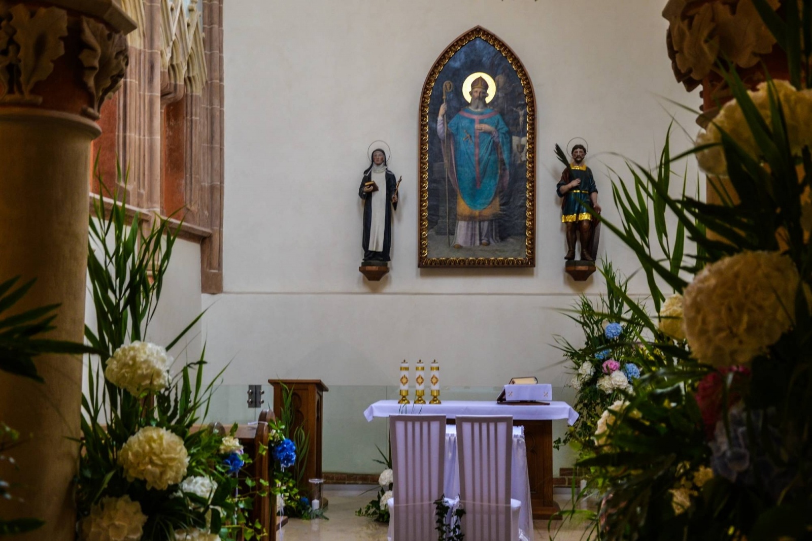 Zdjęcie w galerii na portalu naszraciborz.pl: Jak wam się podoba ślubny wystrój kaplicy zamkowej w Raciborzu? [FOTO] wiadomości z regionu