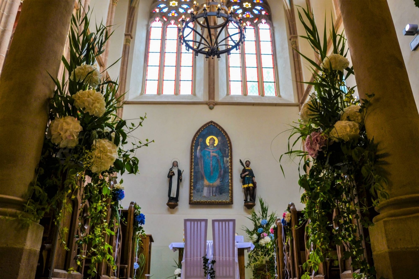 Zdjęcie w galerii na portalu naszraciborz.pl: Jak wam się podoba ślubny wystrój kaplicy zamkowej w Raciborzu? [FOTO] wiadomości z regionu