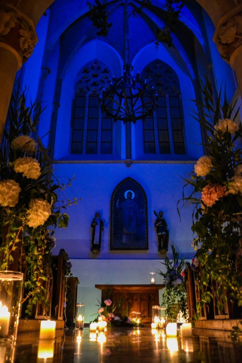 Zdjęcie w galerii na portalu naszraciborz.pl: Jak wam się podoba ślubny wystrój kaplicy zamkowej w Raciborzu? [FOTO] wiadomości z regionu