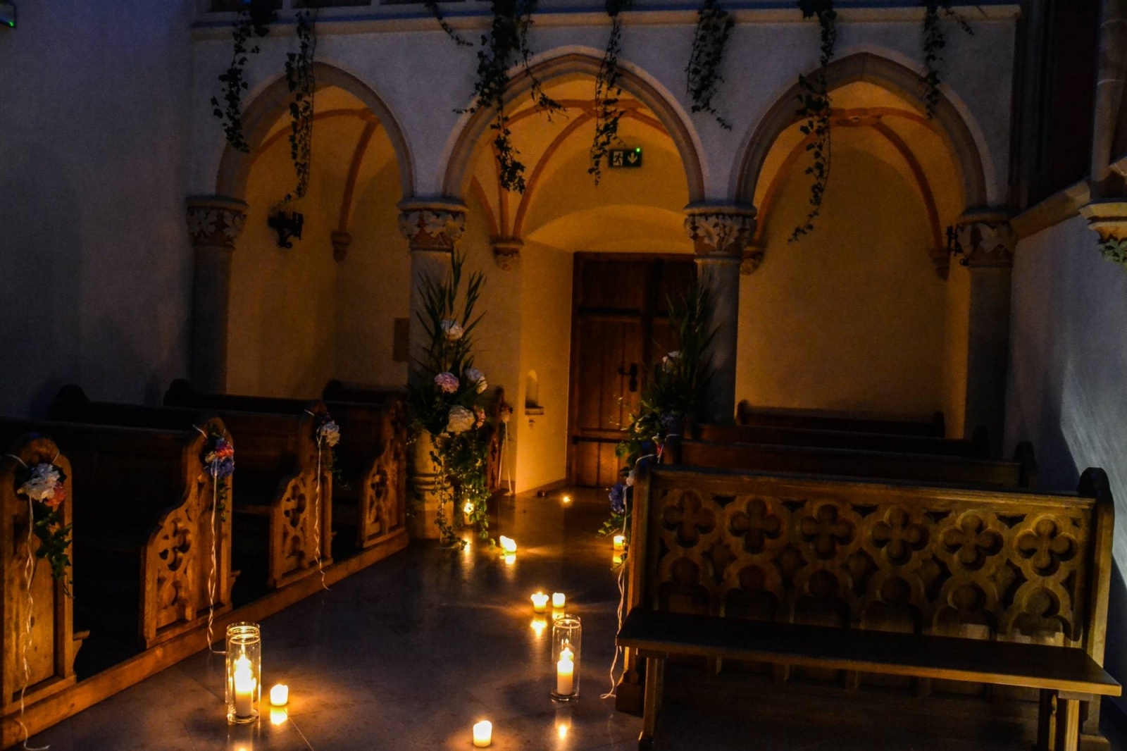 Zdjęcie w galerii na portalu naszraciborz.pl: Jak wam się podoba ślubny wystrój kaplicy zamkowej w Raciborzu? [FOTO] wiadomości z regionu