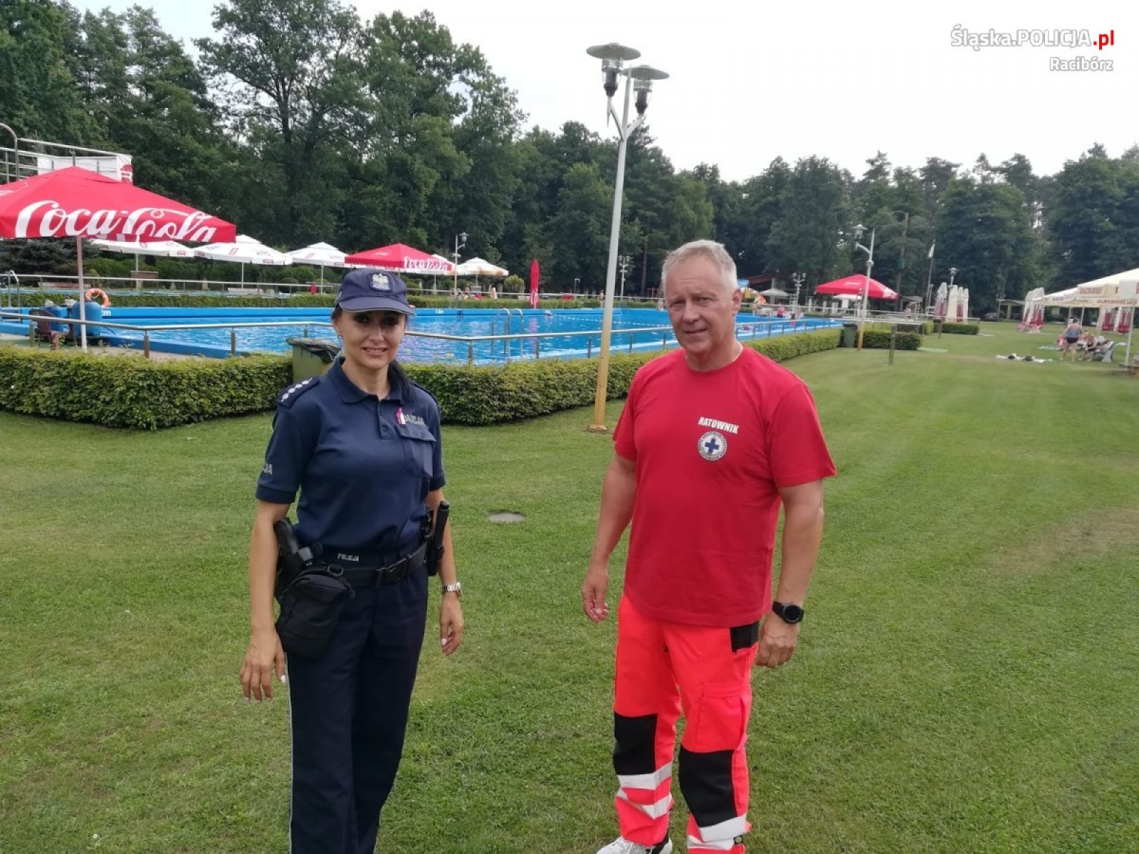Zdjęcie w galerii na portalu naszraciborz.pl: Policja i WOPR patrolują akweny w powiecie raciborskim wiadomości z regionu