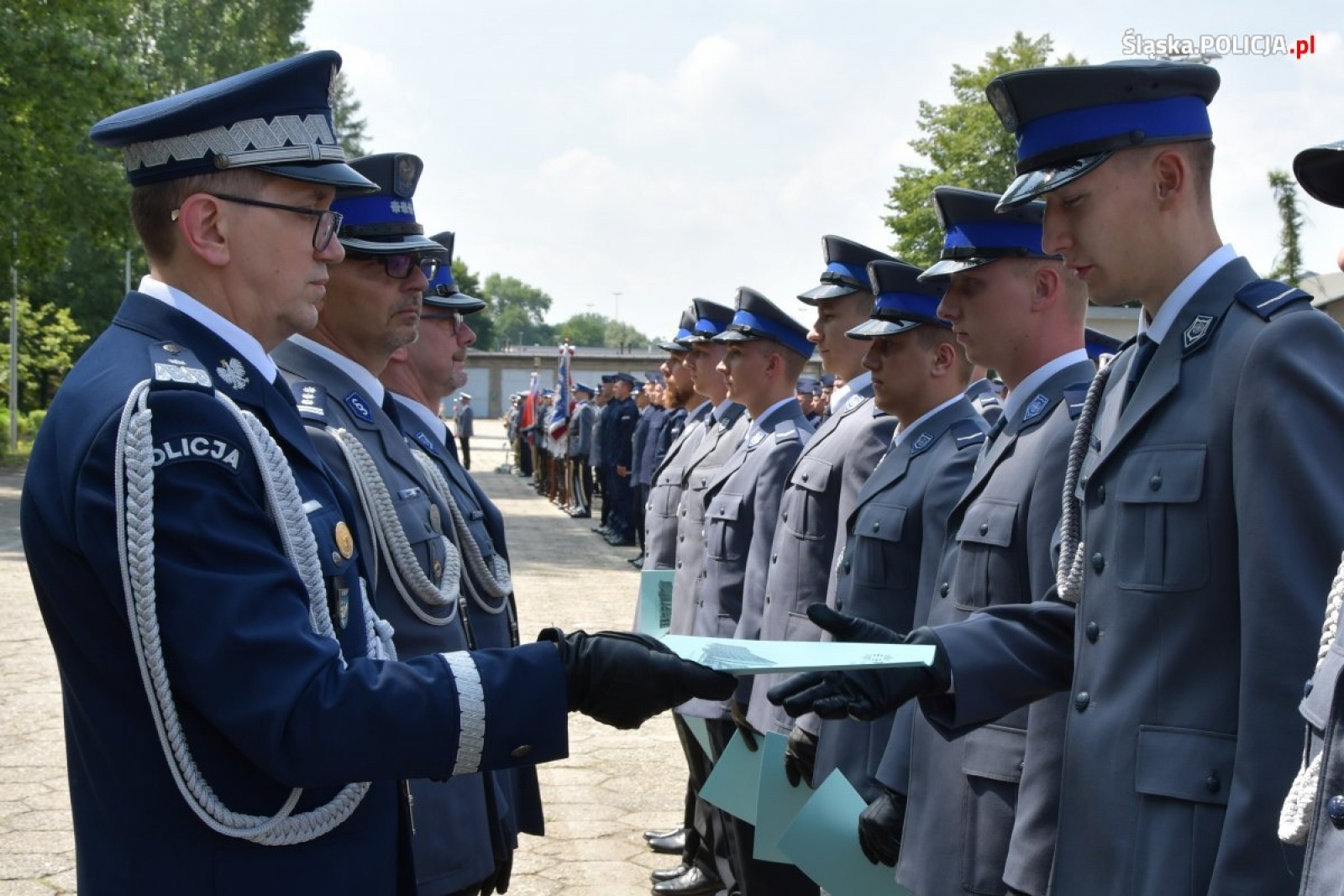Zdjęcie w galerii na portalu naszraciborz.pl: Nowi funkcjonariusze złożyli ślubowanie. Na kolejnych czekają wakaty wiadomości z regionu