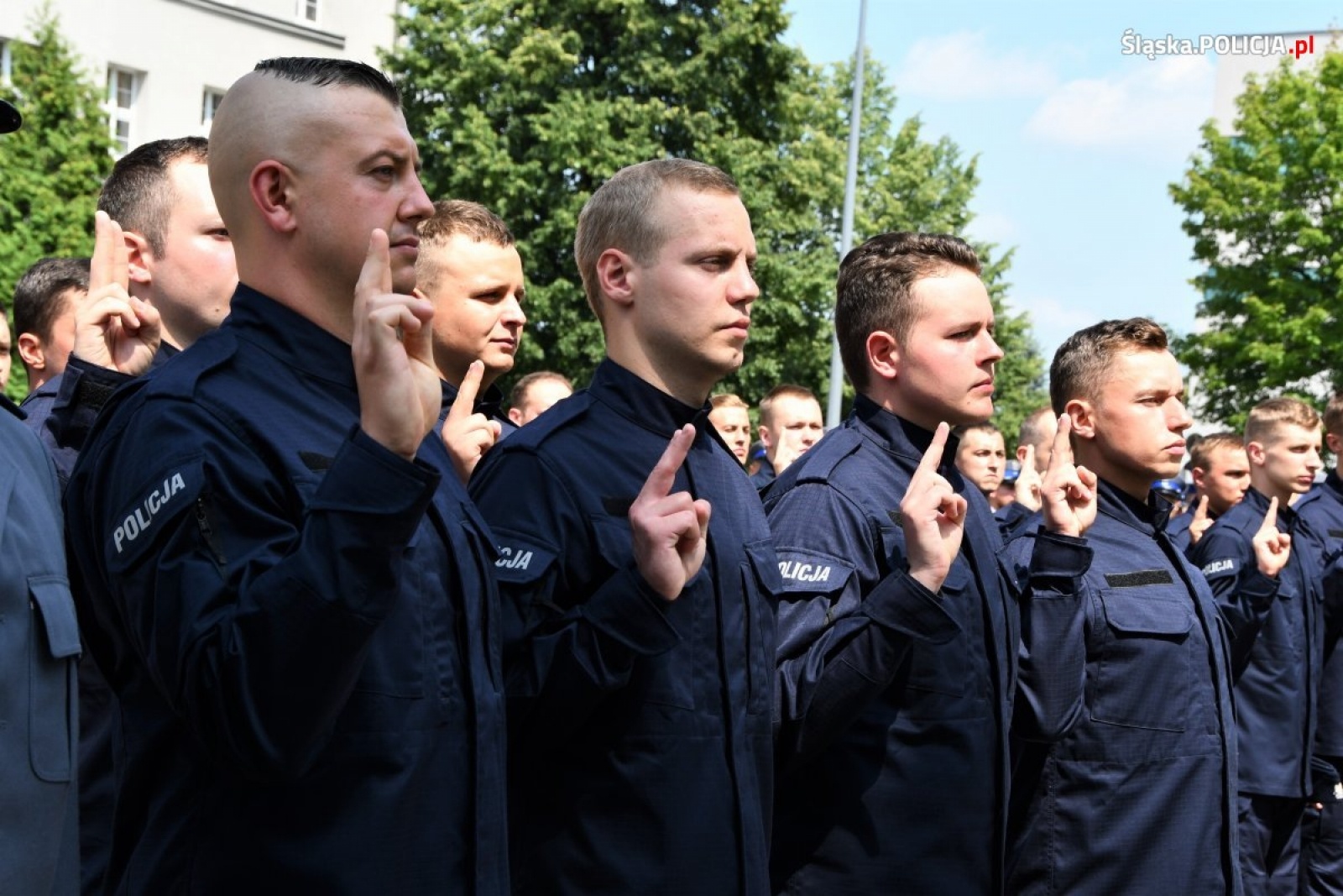 Zdjęcie w galerii na portalu naszraciborz.pl: Nowi funkcjonariusze złożyli ślubowanie. Na kolejnych czekają wakaty wiadomości z regionu