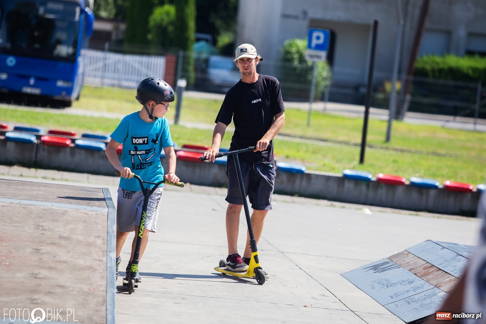 Zdjęcie w galerii na portalu naszraciborz.pl: Extreme City - warsztaty na skateparku wiadomości z regionu