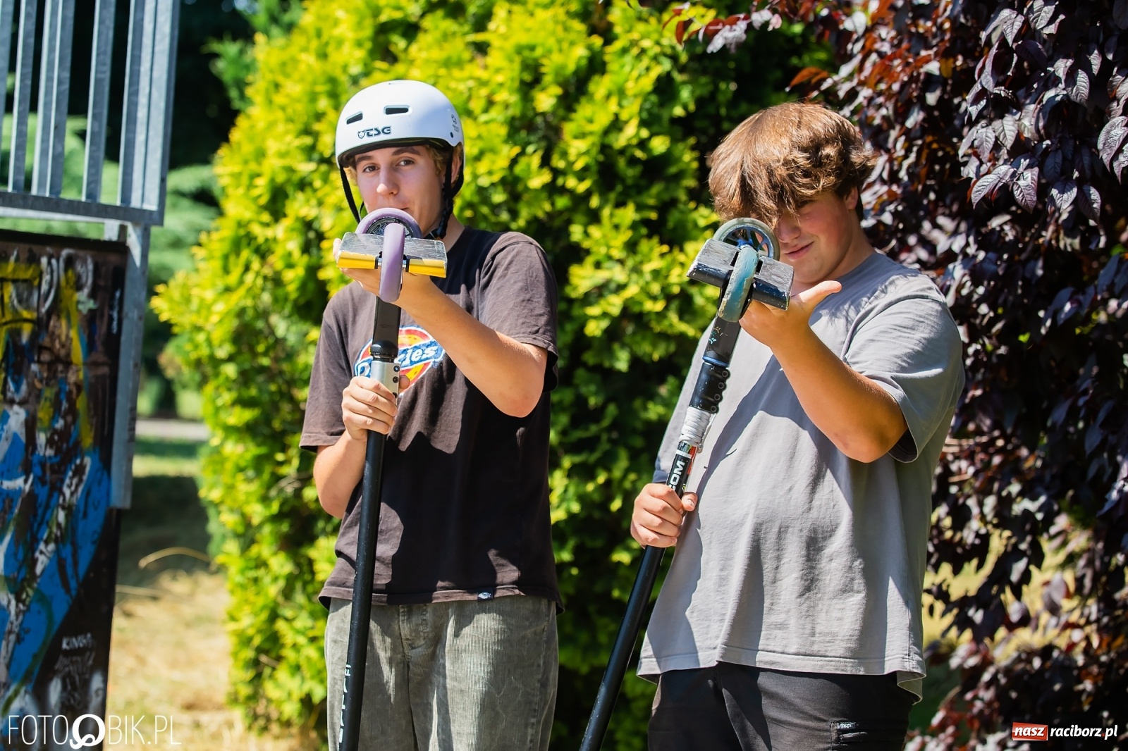 Zdjęcie w galerii na portalu naszraciborz.pl: Extreme City - warsztaty na skateparku wiadomości z regionu