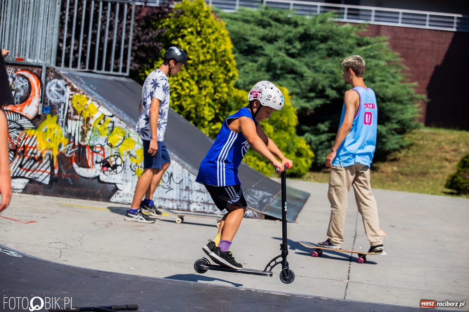 Zdjęcie w galerii na portalu naszraciborz.pl: Extreme City - warsztaty na skateparku wiadomości z regionu