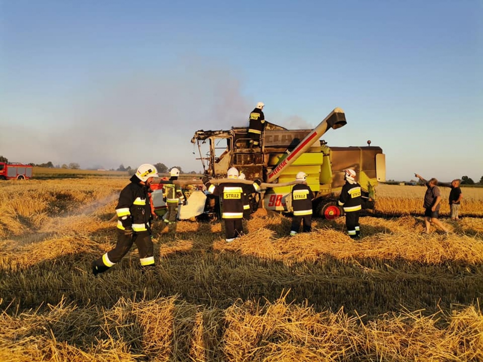 Zdjęcie w galerii na portalu naszraciborz.pl: Groźny pożar pomiędzy Turzem a Rudą wiadomości z regionu
