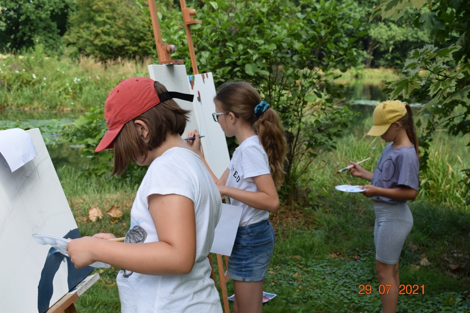 Zdjęcie w galerii na portalu naszraciborz.pl: Wakacje w powiecie. Plener malarski w Rudach za nami [FOTO] wiadomości z regionu