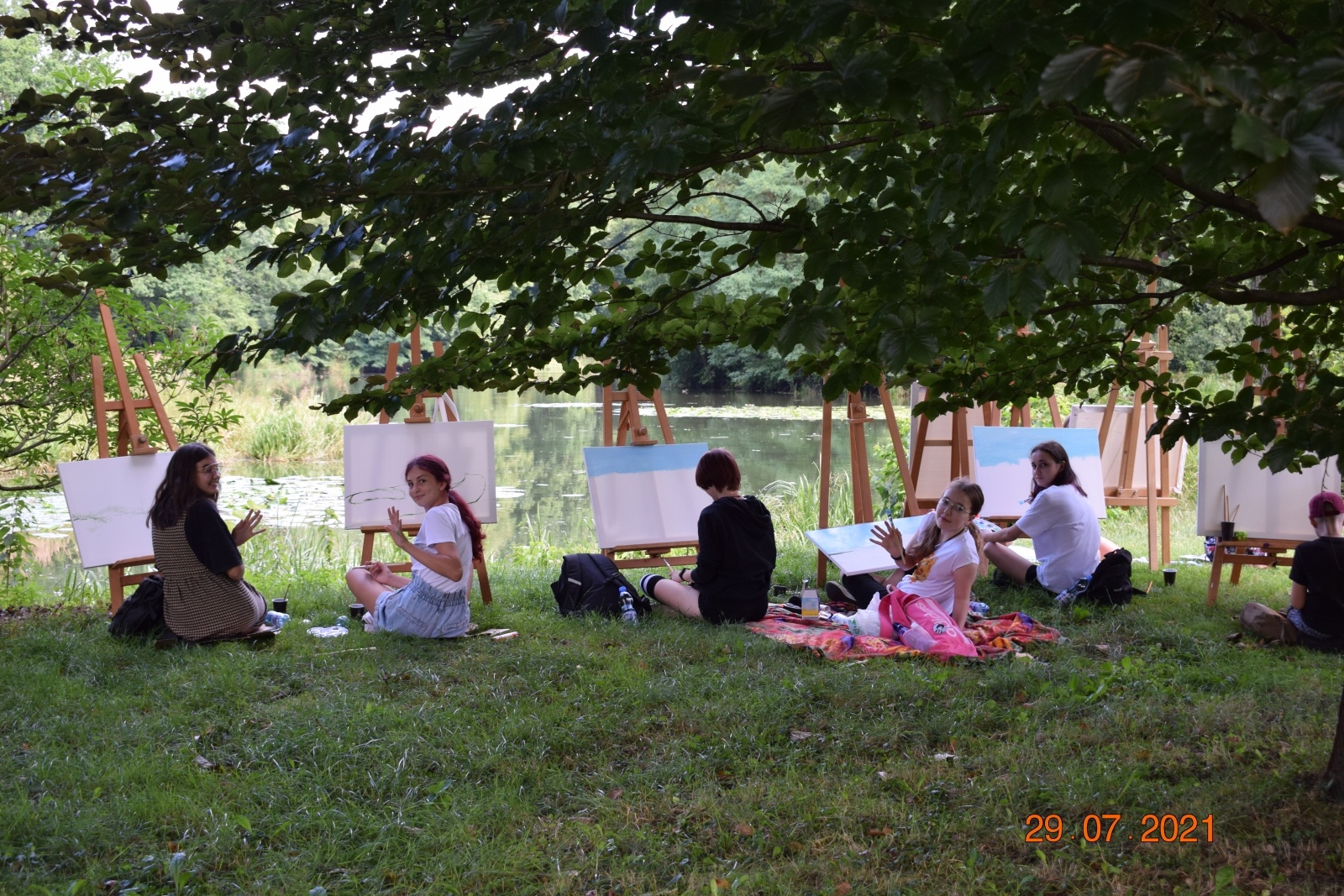 Zdjęcie w galerii na portalu naszraciborz.pl: Wakacje w powiecie. Plener malarski w Rudach za nami [FOTO] wiadomości z regionu