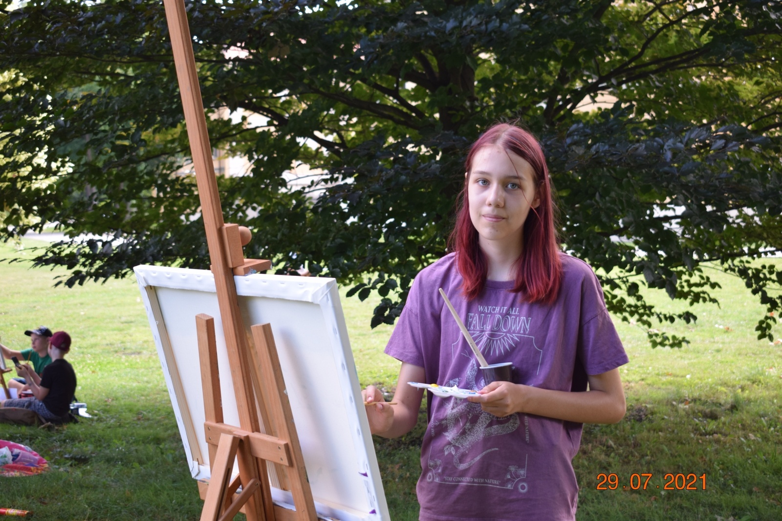 Zdjęcie w galerii na portalu naszraciborz.pl: Wakacje w powiecie. Plener malarski w Rudach za nami [FOTO] wiadomości z regionu