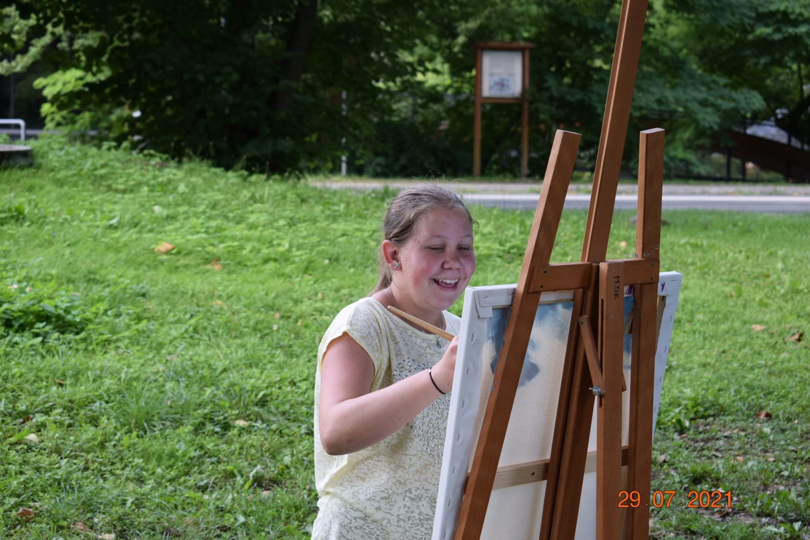 Zdjęcie w galerii na portalu naszraciborz.pl: Wakacje w powiecie. Plener malarski w Rudach za nami [FOTO] wiadomości z regionu