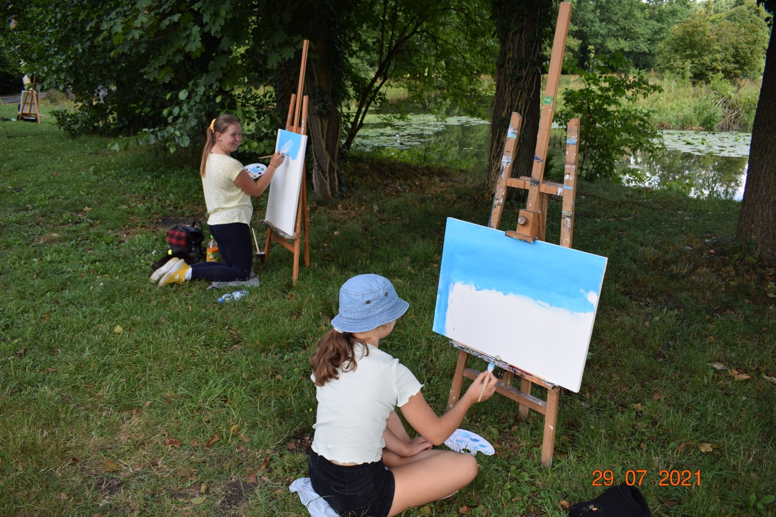 Zdjęcie w galerii na portalu naszraciborz.pl: Wakacje w powiecie. Plener malarski w Rudach za nami [FOTO] wiadomości z regionu