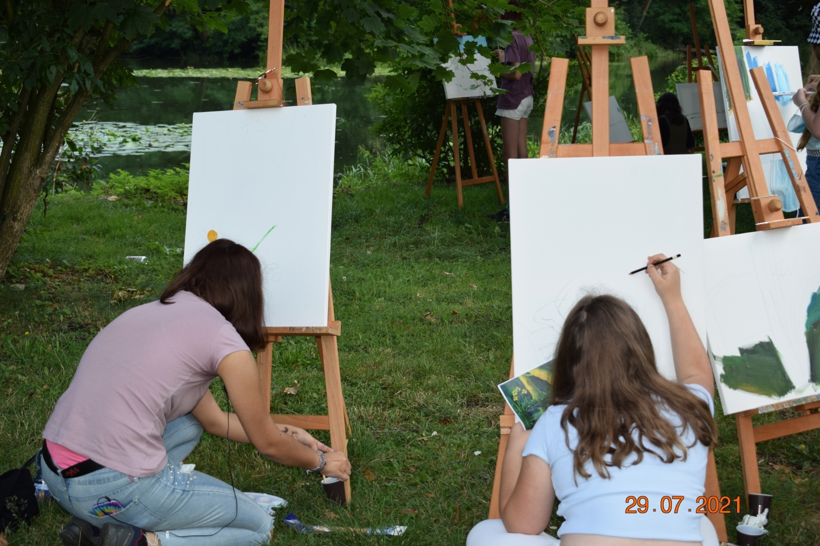 Zdjęcie w galerii na portalu naszraciborz.pl: Wakacje w powiecie. Plener malarski w Rudach za nami [FOTO] wiadomości z regionu