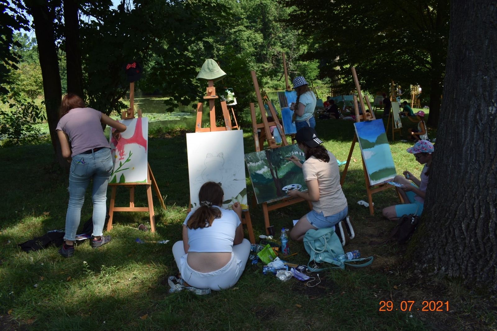 Zdjęcie w galerii na portalu naszraciborz.pl: Wakacje w powiecie. Plener malarski w Rudach za nami [FOTO] wiadomości z regionu