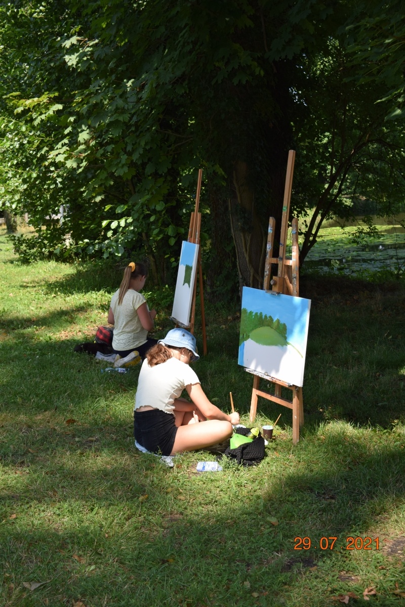 Zdjęcie w galerii na portalu naszraciborz.pl: Wakacje w powiecie. Plener malarski w Rudach za nami [FOTO] wiadomości z regionu