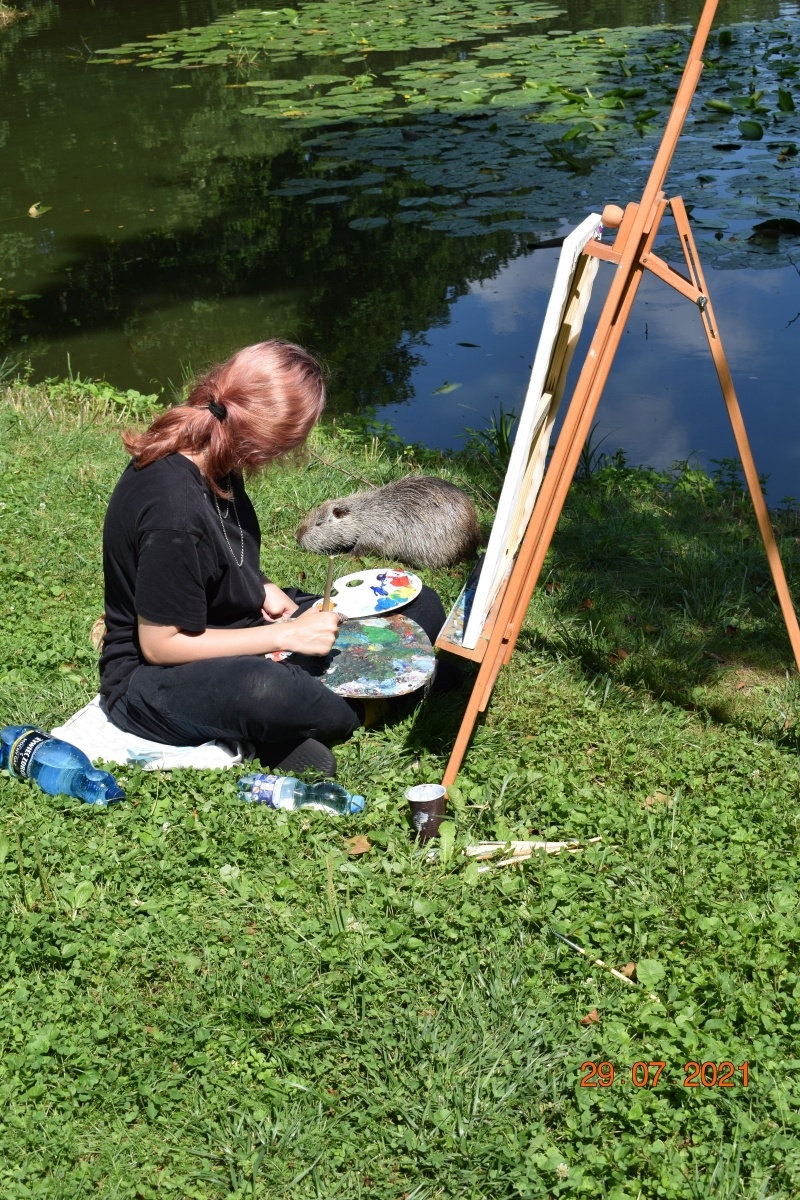 Zdjęcie w galerii na portalu naszraciborz.pl: Wakacje w powiecie. Plener malarski w Rudach za nami [FOTO] wiadomości z regionu