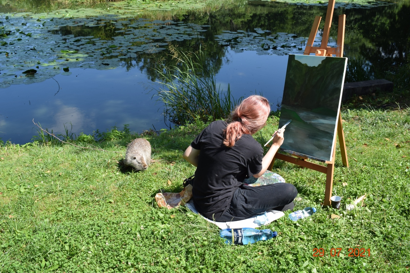 Zdjęcie w galerii na portalu naszraciborz.pl: Wakacje w powiecie. Plener malarski w Rudach za nami [FOTO] wiadomości z regionu