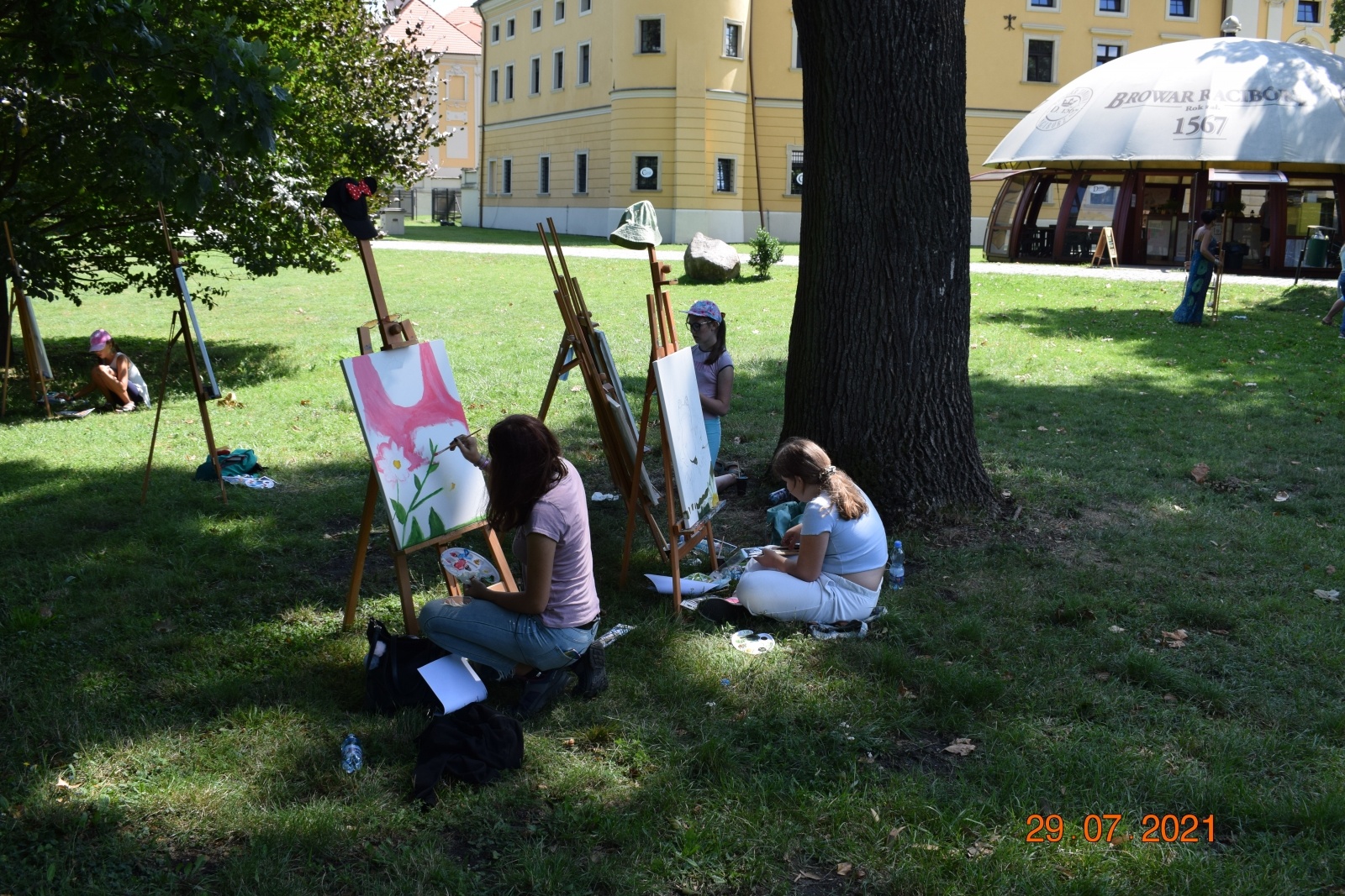 Zdjęcie w galerii na portalu naszraciborz.pl: Wakacje w powiecie. Plener malarski w Rudach za nami [FOTO] wiadomości z regionu