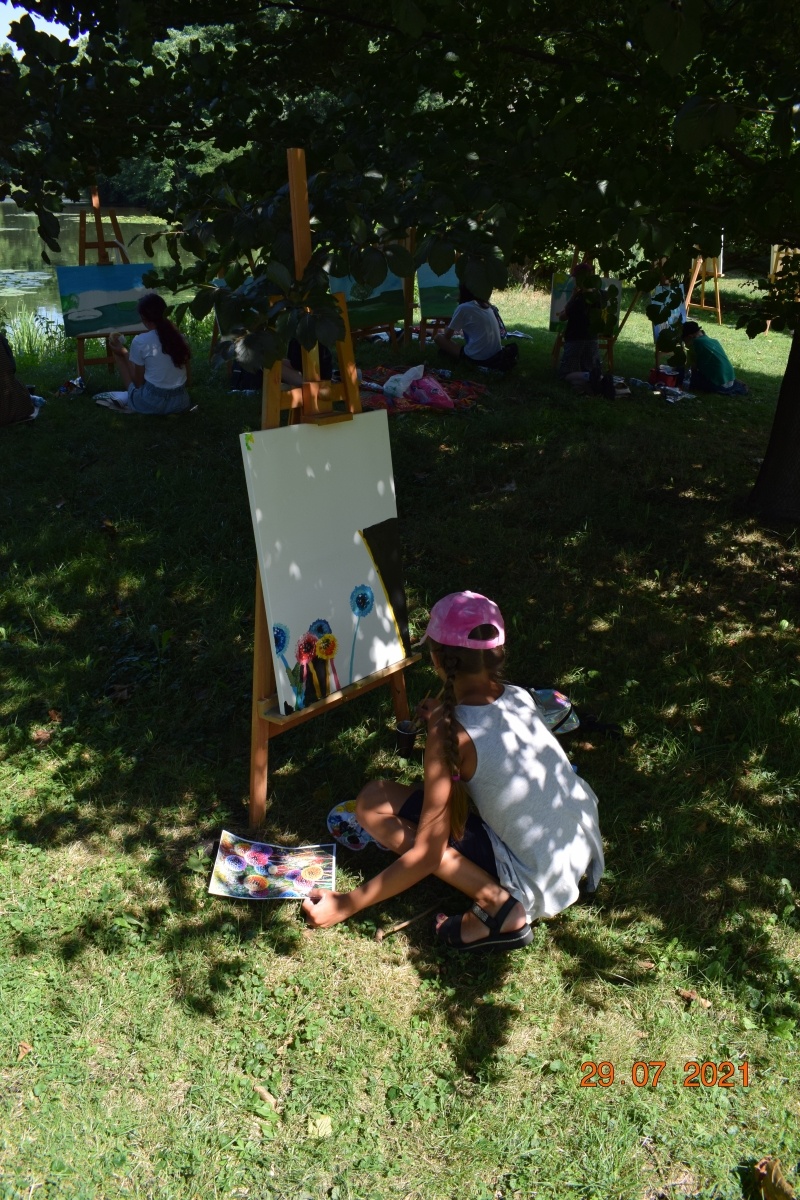 Zdjęcie w galerii na portalu naszraciborz.pl: Wakacje w powiecie. Plener malarski w Rudach za nami [FOTO] wiadomości z regionu