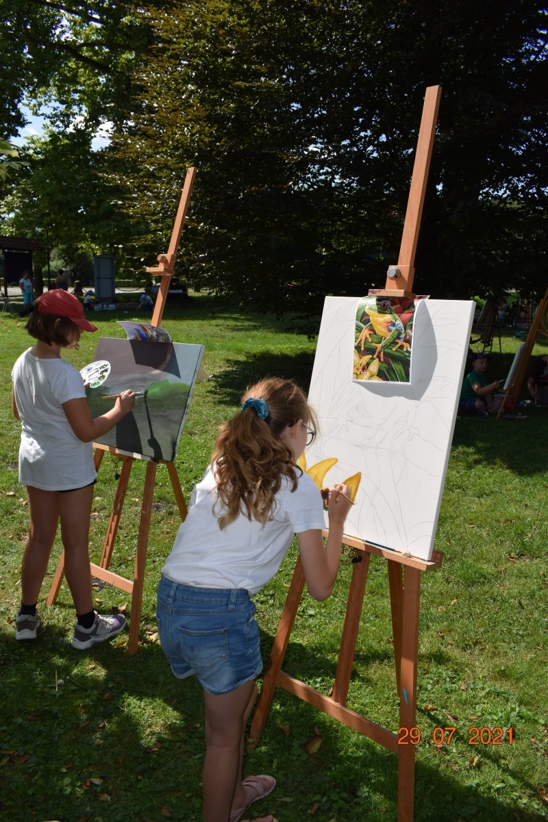 Zdjęcie w galerii na portalu naszraciborz.pl: Wakacje w powiecie. Plener malarski w Rudach za nami [FOTO] wiadomości z regionu