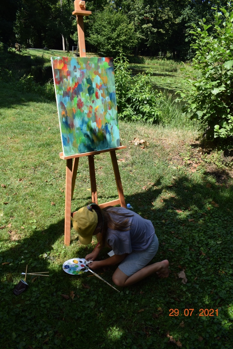 Zdjęcie w galerii na portalu naszraciborz.pl: Wakacje w powiecie. Plener malarski w Rudach za nami [FOTO] wiadomości z regionu