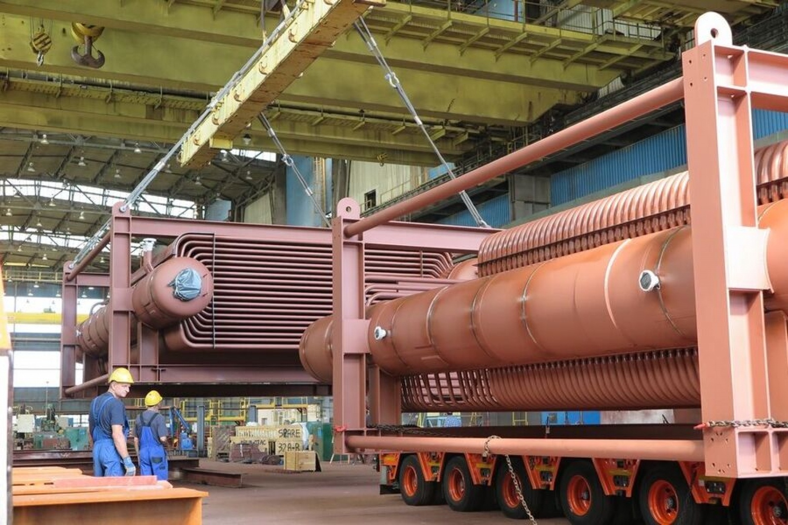 Zdjęcie w galerii na portalu naszraciborz.pl: Transport wielkogabarytowy z Rafako do Radlina wiadomości z regionu