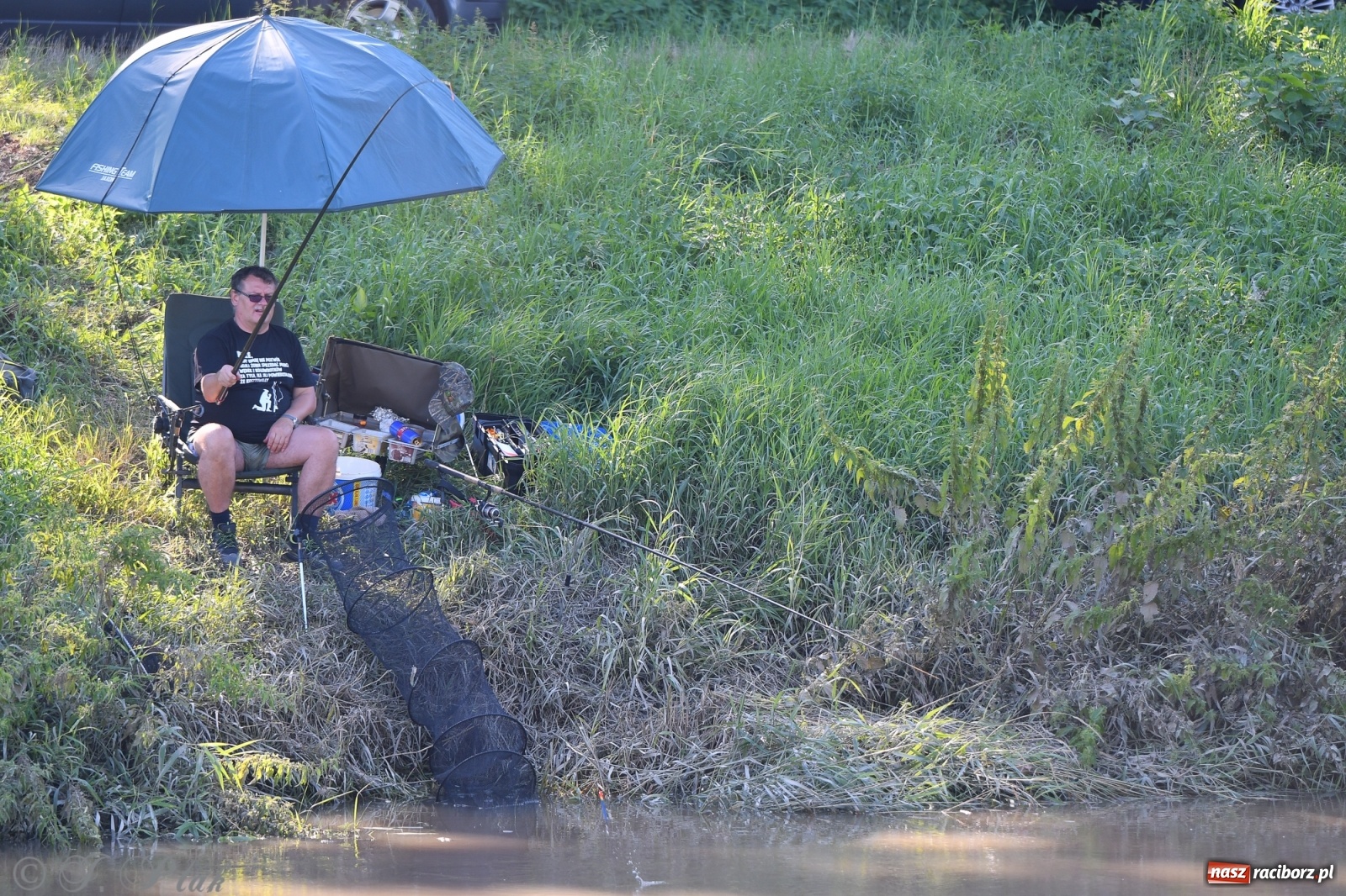 Zdjęcie w galerii na portalu naszraciborz.pl: Roland Przybyła triumfatorem zawodów wędkarskich Odra 2021 wiadomości z regionu