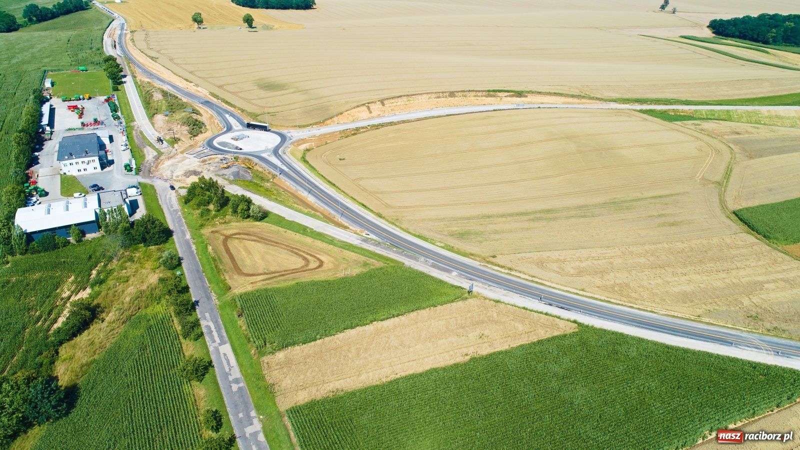Zdjęcie w galerii na portalu naszraciborz.pl: Raport z budowy wschodniej obwodnicy Raciborza [LIPIEC] wiadomości z regionu