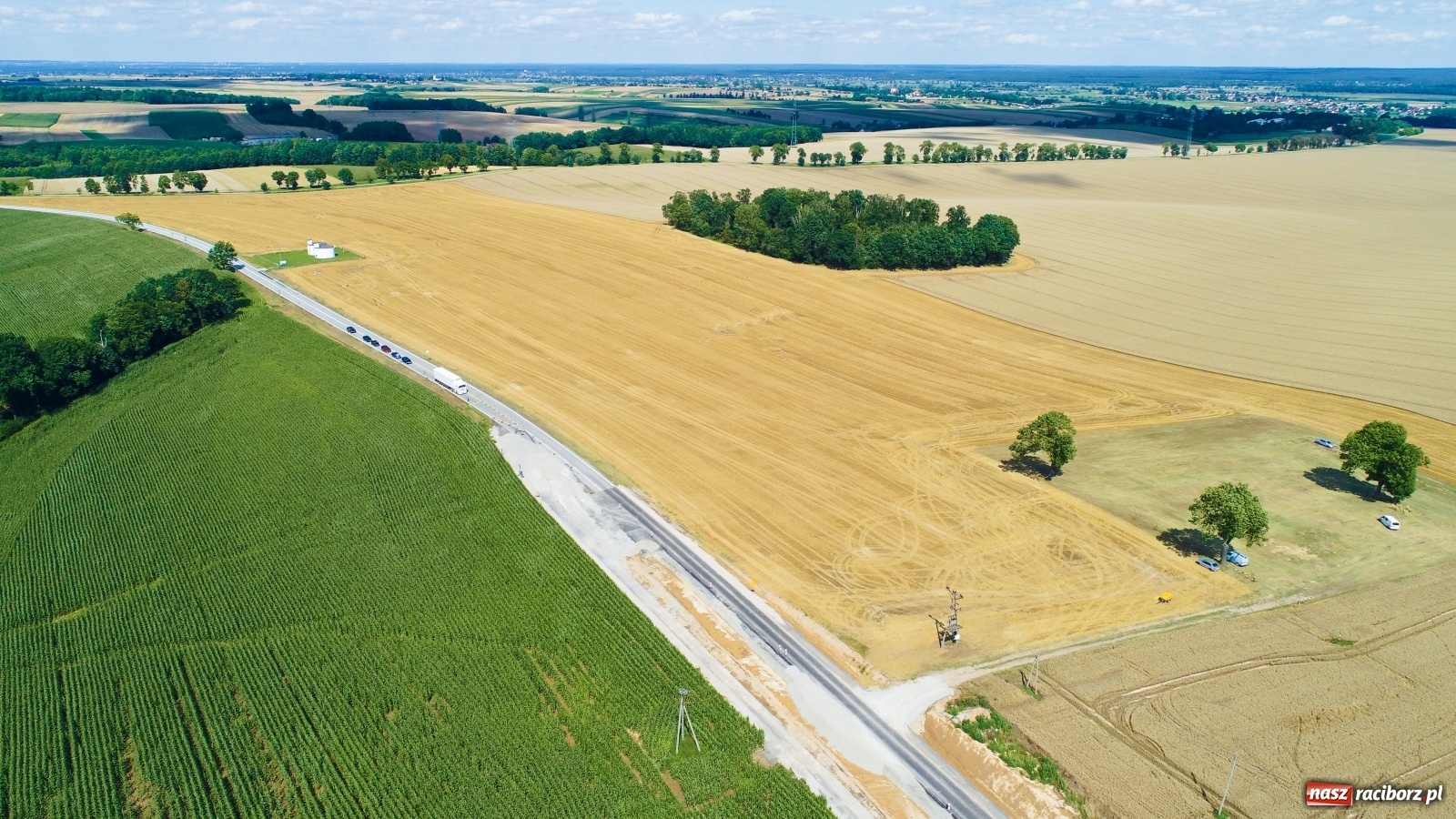 Zdjęcie w galerii na portalu naszraciborz.pl: Raport z budowy wschodniej obwodnicy Raciborza [LIPIEC] wiadomości z regionu