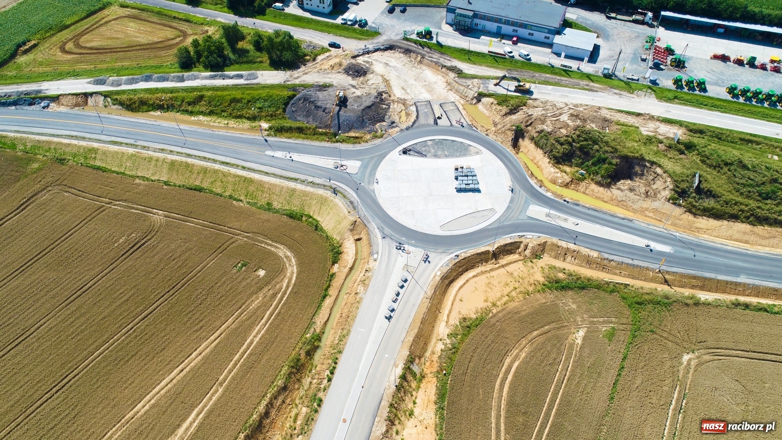 Zdjęcie w galerii na portalu naszraciborz.pl: Raport z budowy wschodniej obwodnicy Raciborza [LIPIEC] wiadomości z regionu