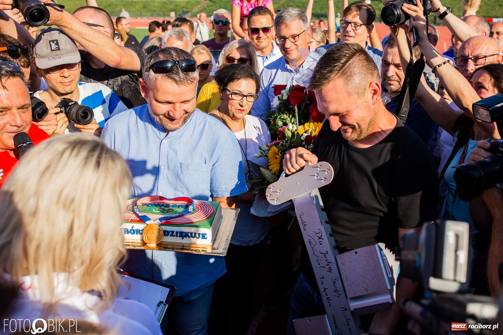 Zdjęcie w galerii na portalu naszraciborz.pl: Blok startowy w prezencie od OSiR-u, czyli mało znane fakty z przygotowań do Tokio w Raciborzu wiadomości z regionu