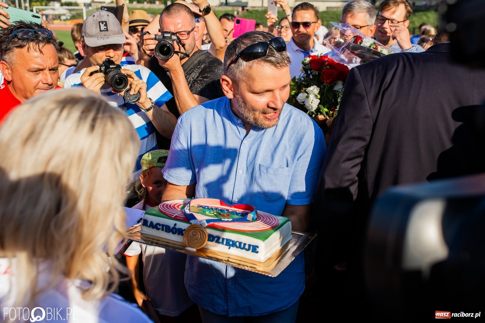 Zdjęcie w galerii na portalu naszraciborz.pl: Blok startowy w prezencie od OSiR-u, czyli mało znane fakty z przygotowań do Tokio w Raciborzu wiadomości z regionu