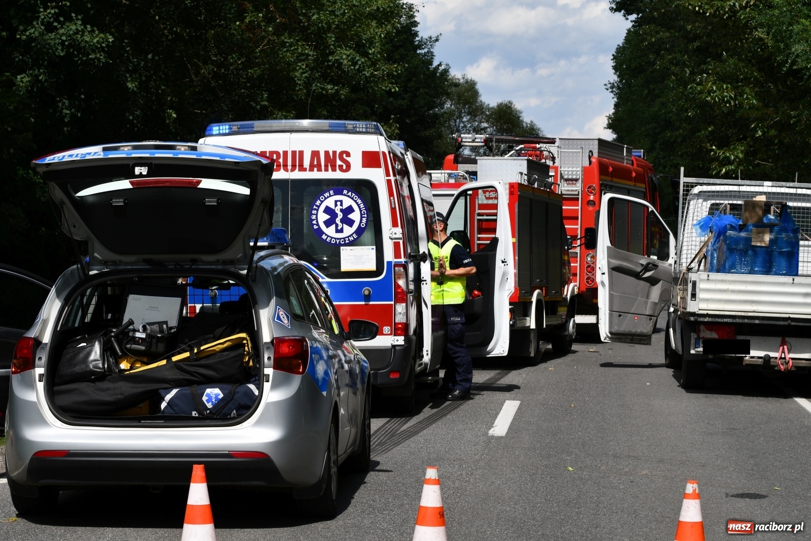 Zdjęcie w galerii na portalu naszraciborz.pl: Ustalenia policji w sprawie tragicznego wypadku na trasie Racibórz-Babice wiadomości z regionu