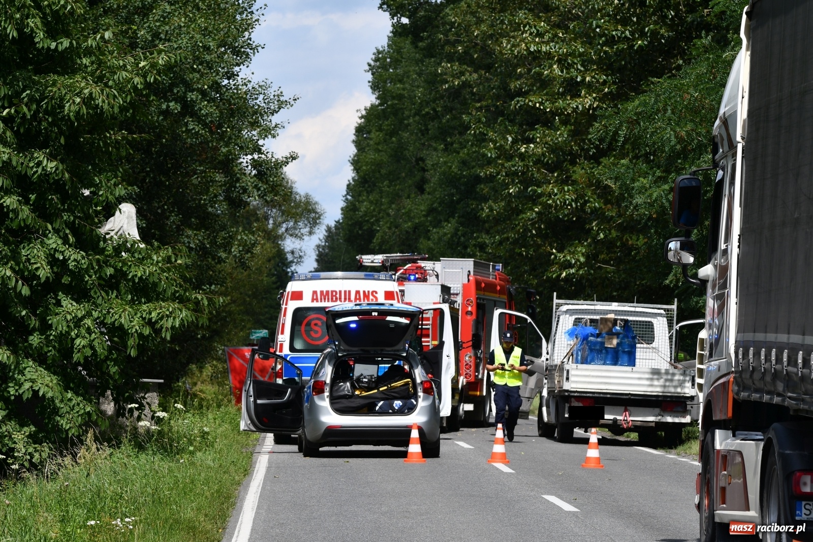 Zdjęcie w galerii na portalu naszraciborz.pl: Ustalenia policji w sprawie tragicznego wypadku na trasie Racibórz-Babice wiadomości z regionu