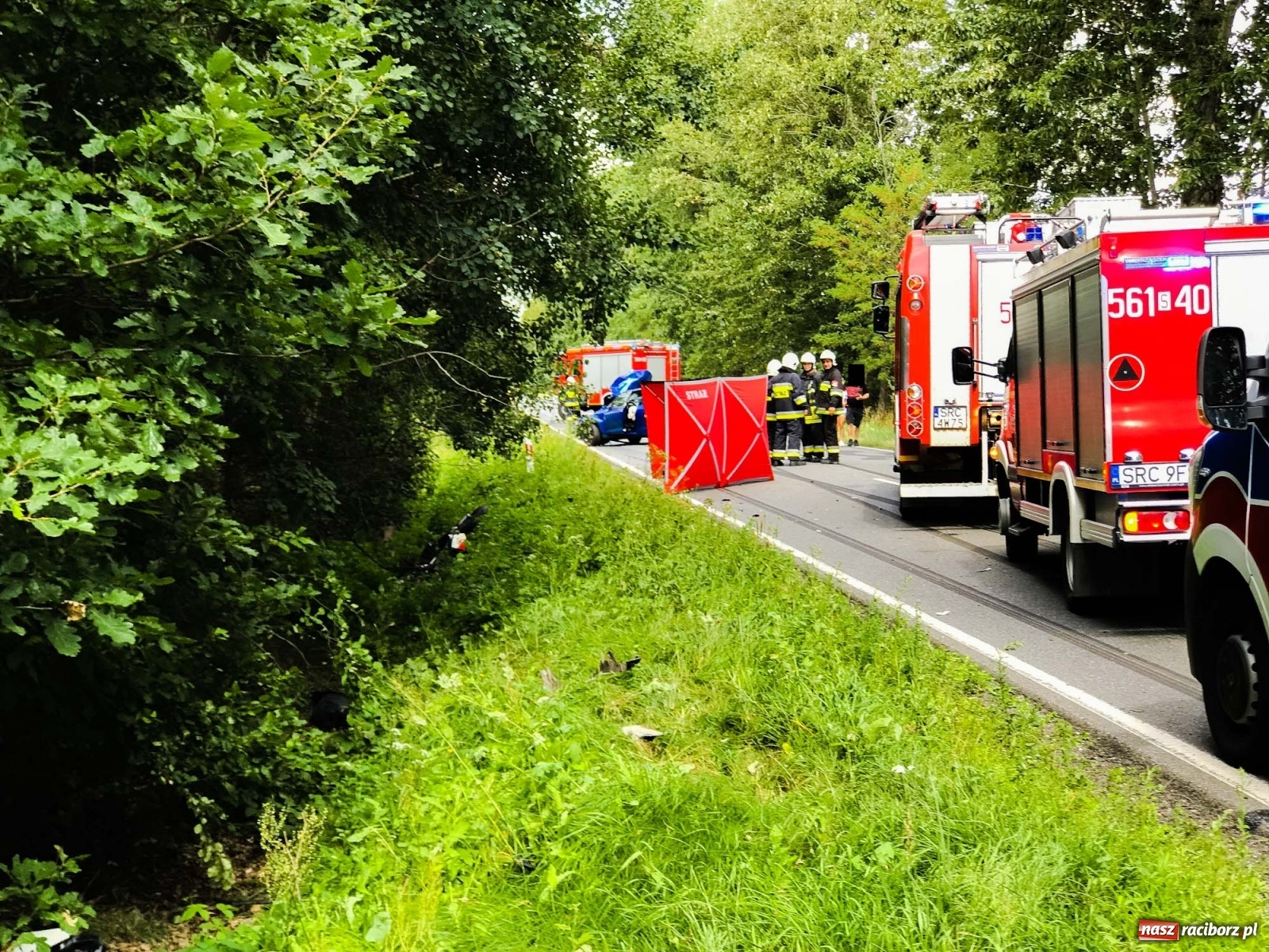 Zdjęcie w galerii na portalu naszraciborz.pl: Ustalenia policji w sprawie tragicznego wypadku na trasie Racibórz-Babice wiadomości z regionu