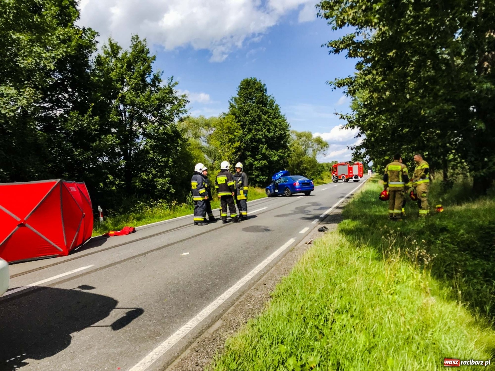 Zdjęcie w galerii na portalu naszraciborz.pl: Ustalenia policji w sprawie tragicznego wypadku na trasie Racibórz-Babice wiadomości z regionu
