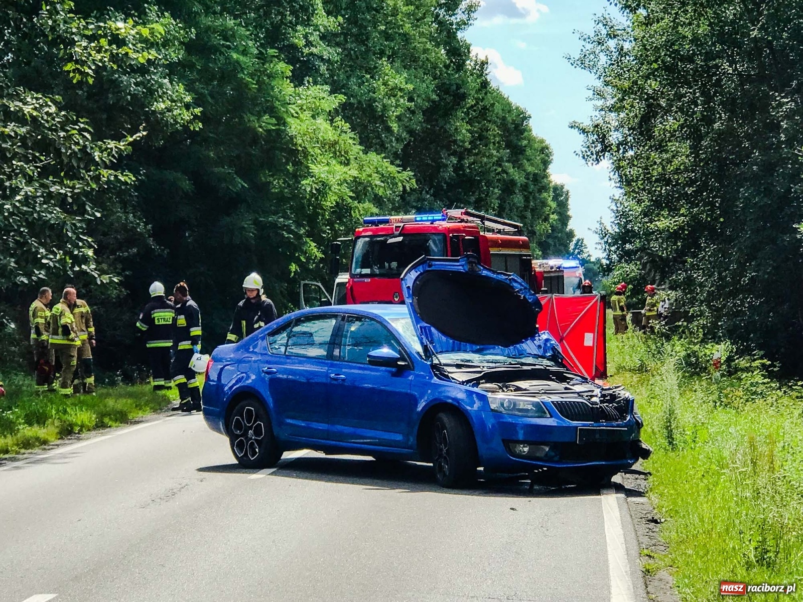 Zdjęcie w galerii na portalu naszraciborz.pl: Ustalenia policji w sprawie tragicznego wypadku na trasie Racibórz-Babice wiadomości z regionu