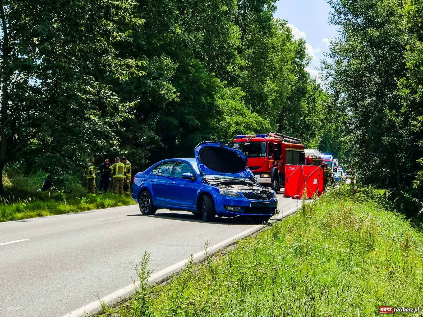 Zdjęcie w galerii na portalu naszraciborz.pl: Ustalenia policji w sprawie tragicznego wypadku na trasie Racibórz-Babice wiadomości z regionu