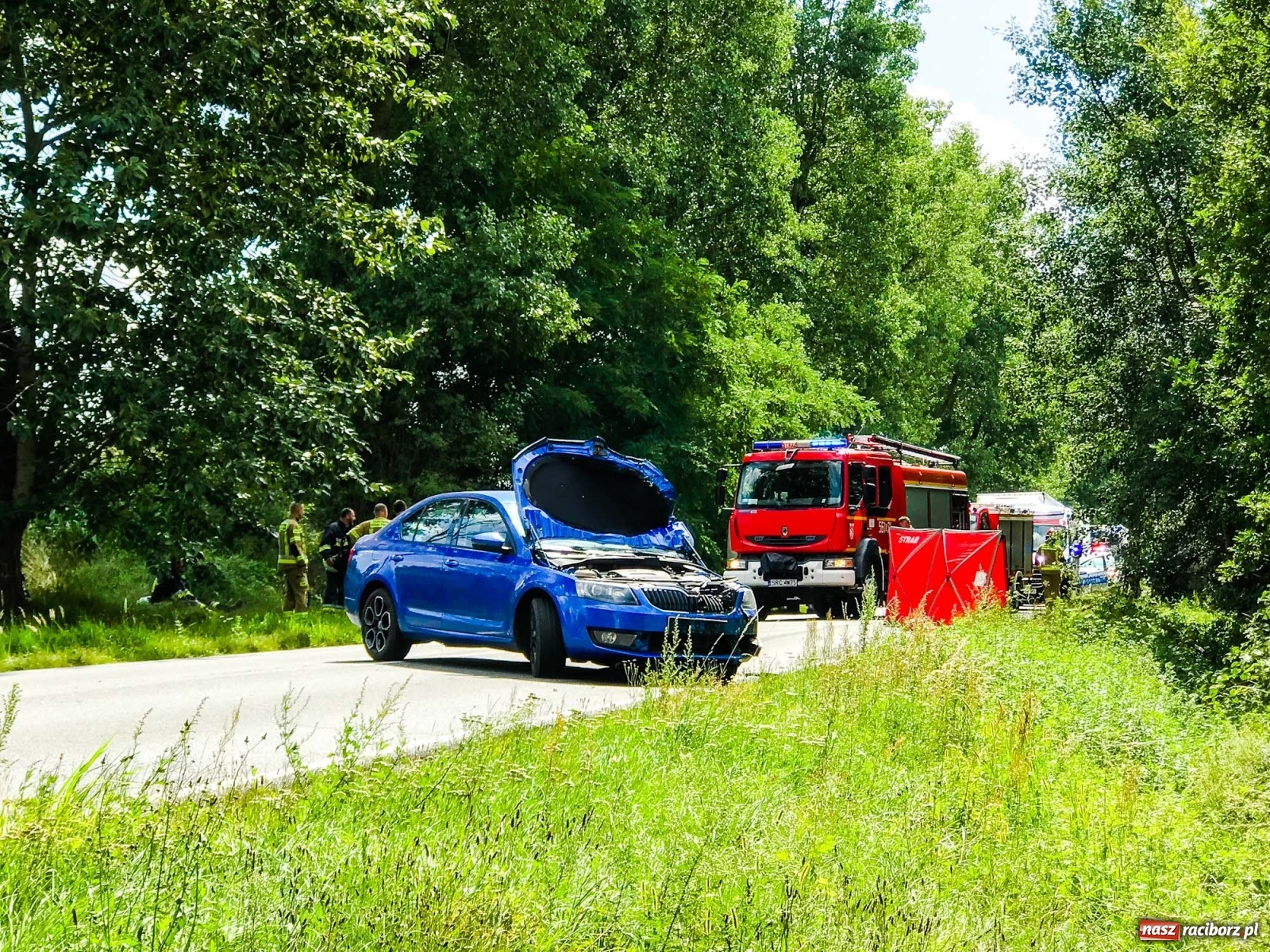 Zdjęcie w galerii na portalu naszraciborz.pl: Ustalenia policji w sprawie tragicznego wypadku na trasie Racibórz-Babice wiadomości z regionu