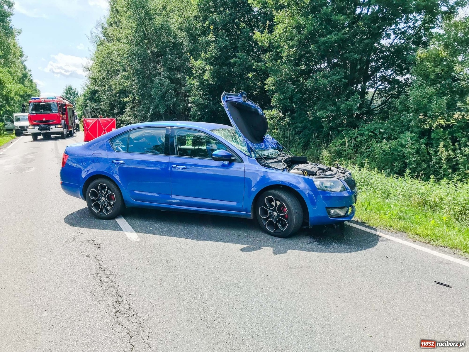Zdjęcie w galerii na portalu naszraciborz.pl: Ustalenia policji w sprawie tragicznego wypadku na trasie Racibórz-Babice wiadomości z regionu