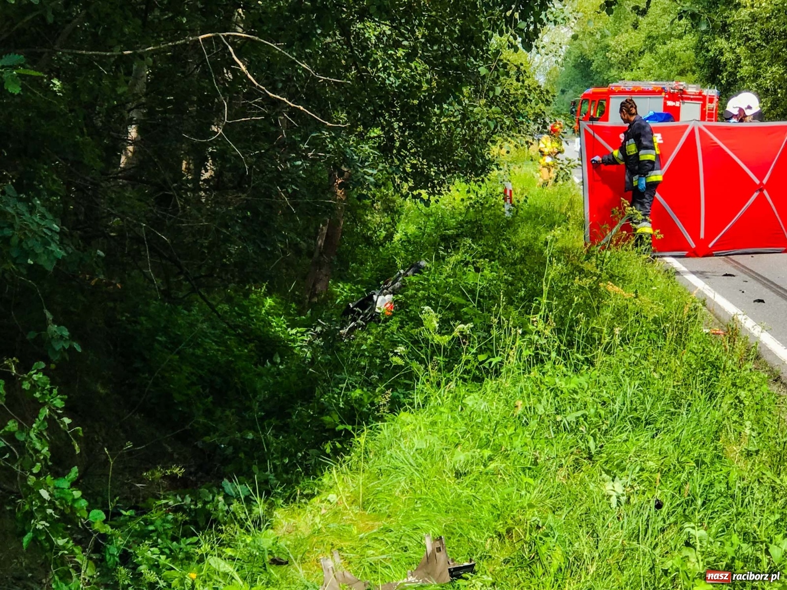 Zdjęcie w galerii na portalu naszraciborz.pl: Ustalenia policji w sprawie tragicznego wypadku na trasie Racibórz-Babice wiadomości z regionu