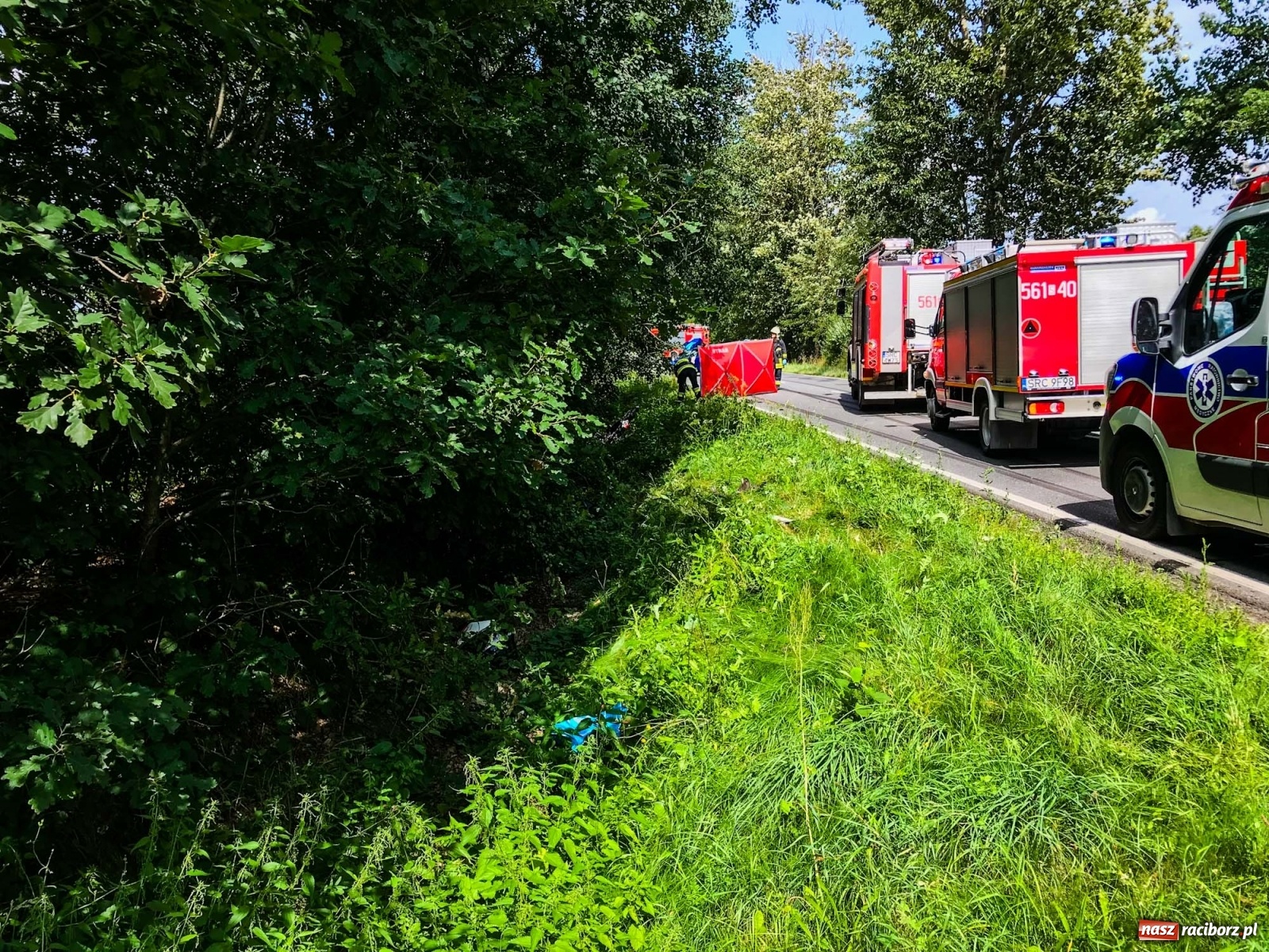 Zdjęcie w galerii na portalu naszraciborz.pl: Ustalenia policji w sprawie tragicznego wypadku na trasie Racibórz-Babice wiadomości z regionu