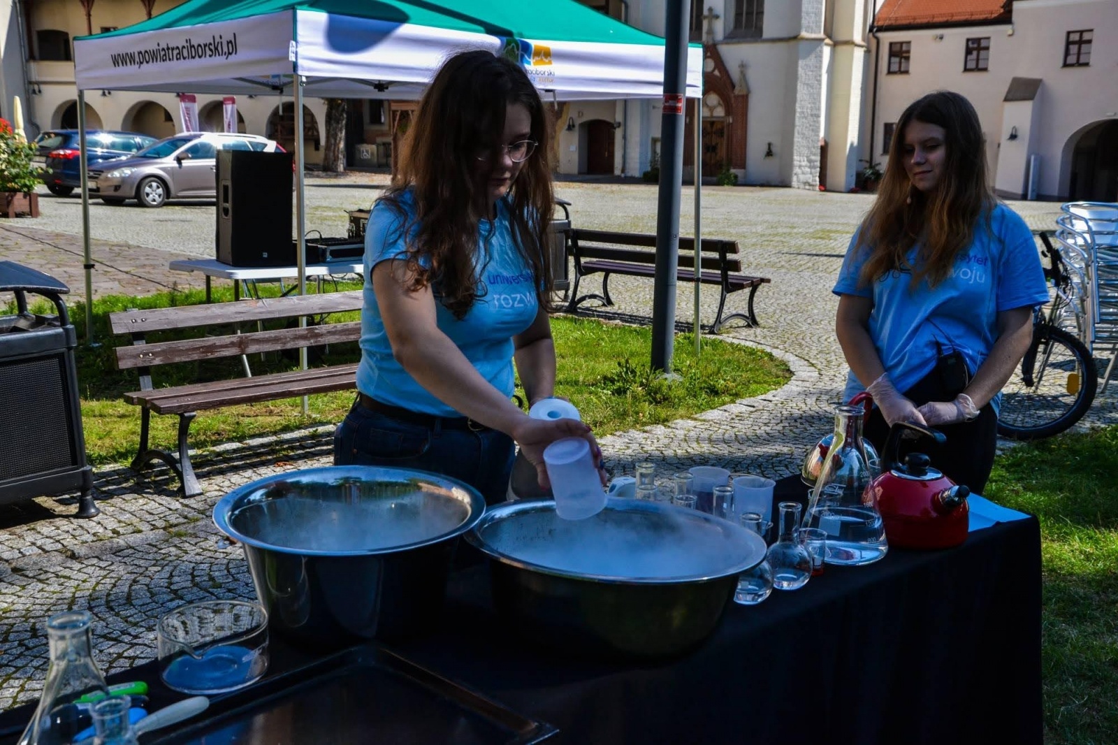 Zdjęcie w galerii na portalu naszraciborz.pl: Lodowe eksperymenty w dawnej siedzibie Piastów [FOTO] wiadomości z regionu