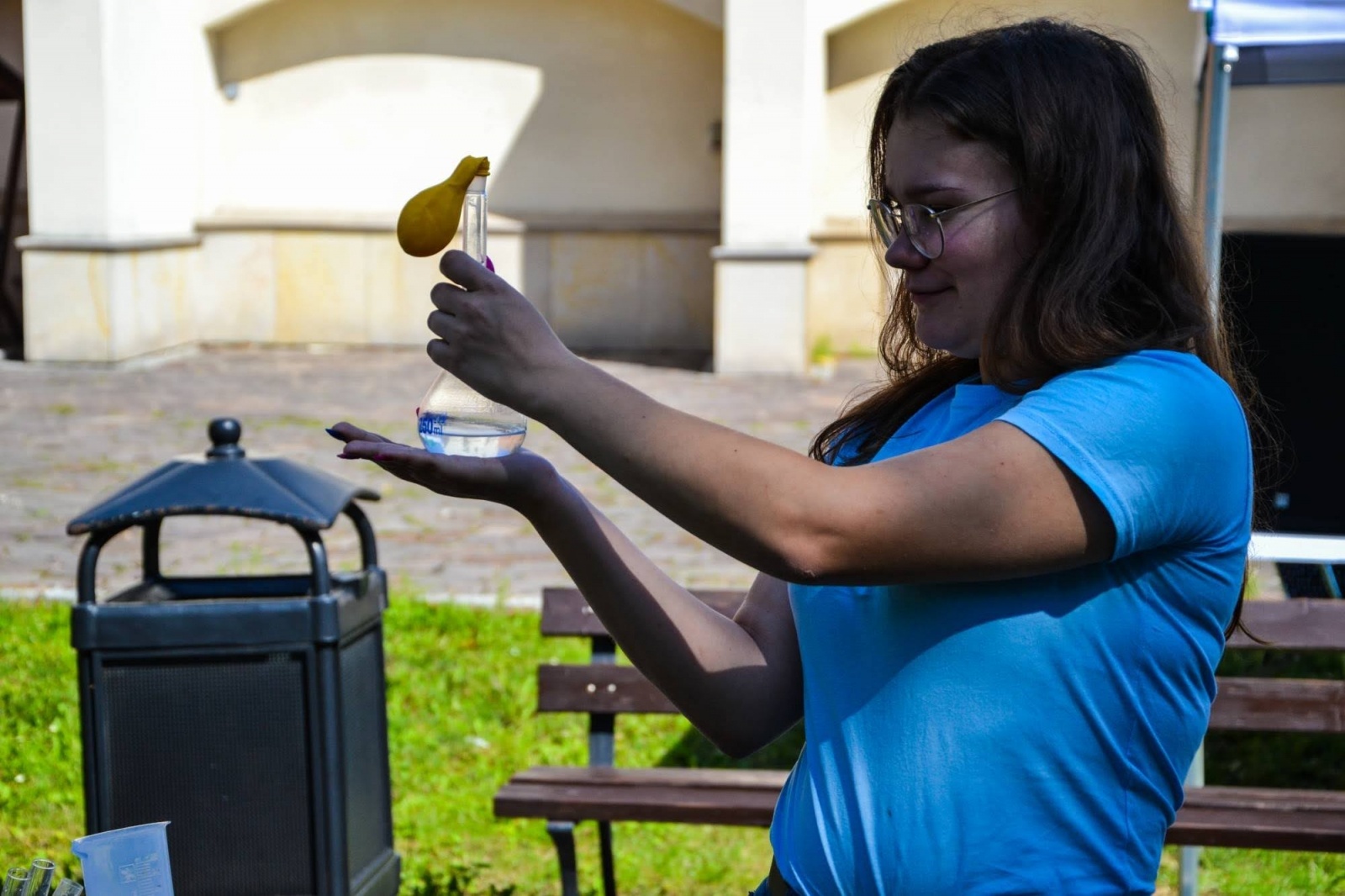Zdjęcie w galerii na portalu naszraciborz.pl: Lodowe eksperymenty w dawnej siedzibie Piastów [FOTO] wiadomości z regionu